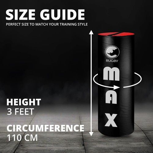 MAXSTRENGTH Rugby Tackle Bag Hit Pad Heavy Duty Training Shield  3ft 4ft