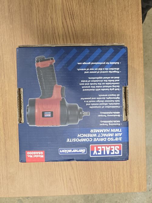 SEALEY GSA6000 3/8" SQ DRIVE COMPOSITE AIR IMPACT TWIN HAMMER — image 7