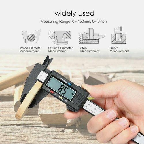 Digital Vernier Caliper Micrometer Electronic Ruler Gauge Meter Measuring Tool — image 2