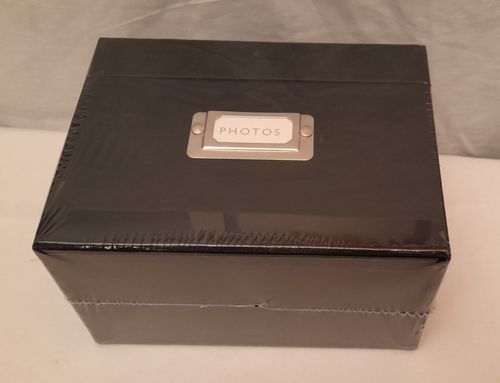 WHSmith Photo Storage Box Black With 8 Dividers — image 5