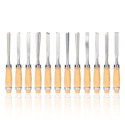 12Pcs Wood Carving Hand Chisel Set Woodworking Professional Lathe Gouges Tools — image 8
