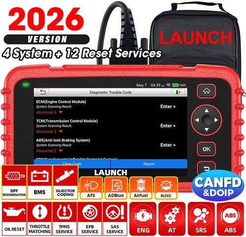 2026 LAUNCH CRP129X V3.0 OBD2 Scanner Car Diagnostic Tool Engine ABS SRS EBP SAS