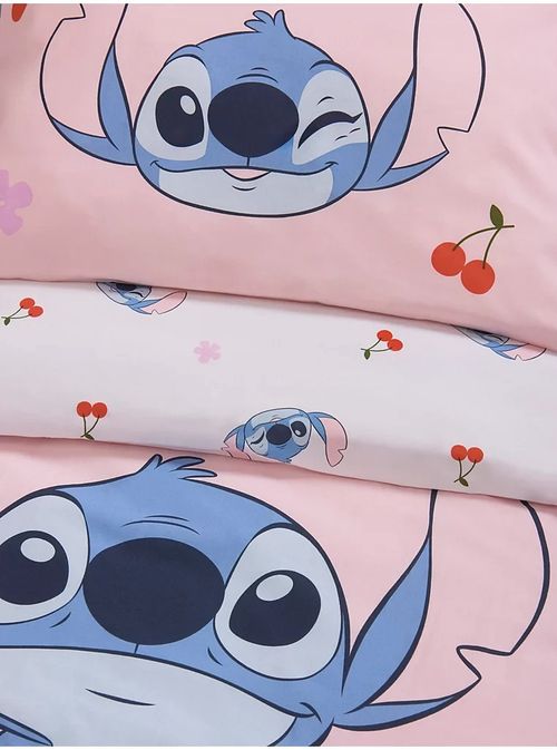 NEW George Disney Baby Stitch Cot Bed Junior & Toddler Bed Duvet Set — image 2