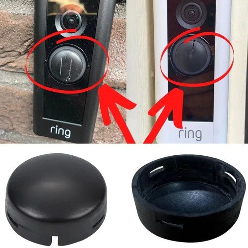 4Pcs Easy To Install Doorbell Button Replacement  for Ring Doorbell Pro