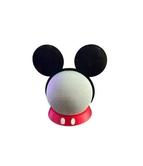 Mickey Mouse Echo Dot Stand with Mickey Ears - Plastic | Fun Alexa Holders — image 1
