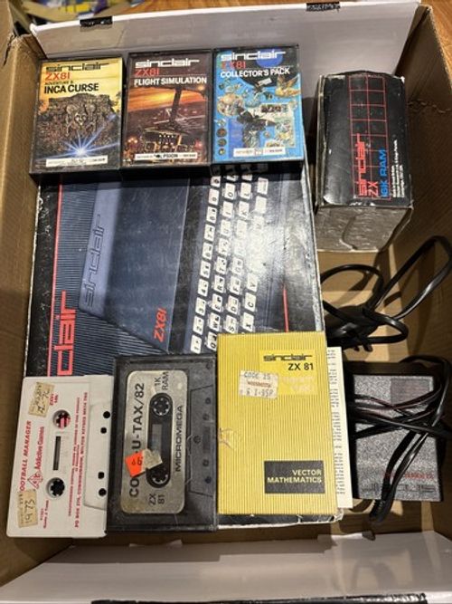 Vintage Sinclair ZX81 Computer Boxed Complete and fully working
