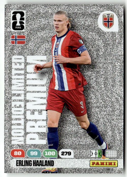 Panini FIFA World Cup Adrenalyn 2026 Erling Haaland Premium Rookie Limited