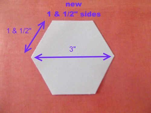 500 LASER CUT HEXAGON PATCHWORK PAPER TEMPLATES 1 & 1/2 INCH SIDES EPP HEXIES — image 1
