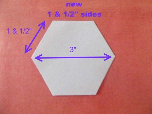 500 LASER CUT HEXAGON PATCHWORK PAPER TEMPLATES 1 & 1/2 INCH SIDES EPP HEXIES