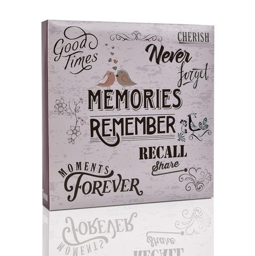 Large Photo Album Slip In Pockets 3-Ring Binder Holds 6x4" / 15*10cm 500 Photos