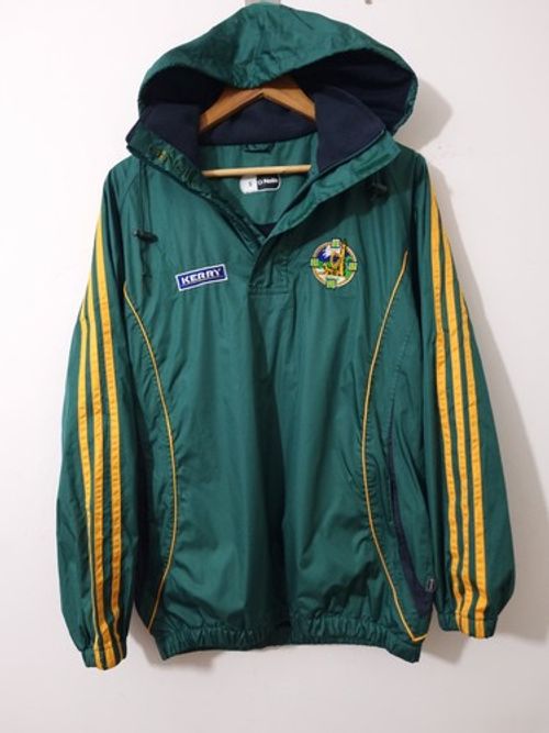 O'Neills Kerry Ciarrai GAA Gaelic Football Hooded Jacket Shirt Jersey size Small