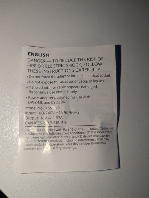 Genuine amazon power Plug Echo Show 8 — image 3