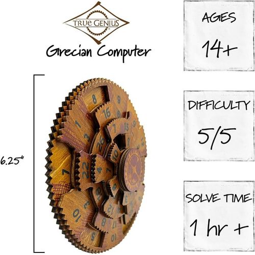 Brain Teaser Math Puzzle - Grecian Computer — image 5