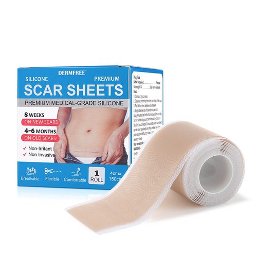 4cm*1.5m Medical Grade Scar Removal Tape Silicone Scar Sheets Treatment Patches