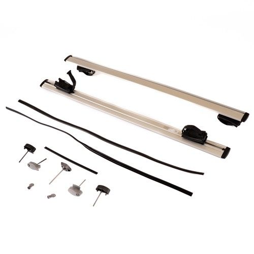 Dacia Duster QuickFix Roof Bars Roof Rails Matte Black Aluminium 75kg Capacity