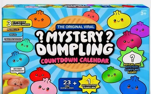 24X Mystery Dumpling Blind Box Advent Calendar Squishy Bao Bun Stress Relief Toy — image 4