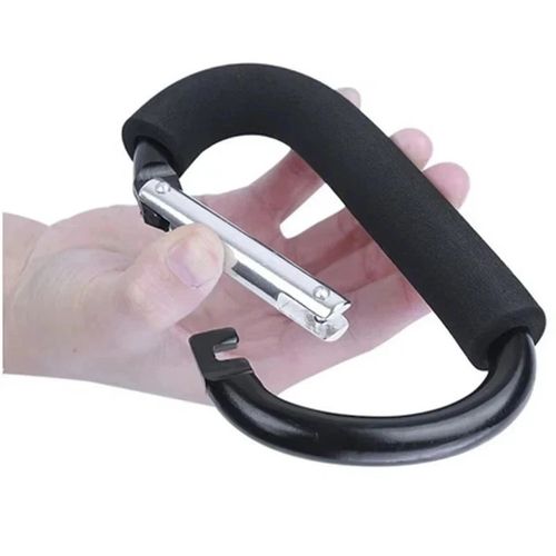 2x Carabiner Baby Buggy Clips Pram Bag Hooks Pushchair Buggies Stroller — image 4