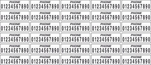 Racing Pigeon ETS Phone Number Stickers+20% EXTRA FREE. ETS stickers Pigeon Loft