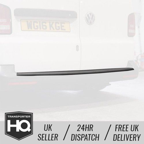 VW Transporter T5-T6.1 – Rear Bumper Protector – Barn Doors – Matte Black