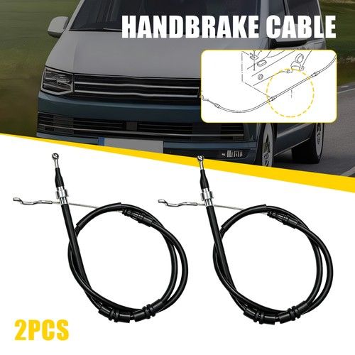 HandBrake Cables Rear For VW Volkswagen Multivan Transporter 03-15 1.9 2.0 2.5
