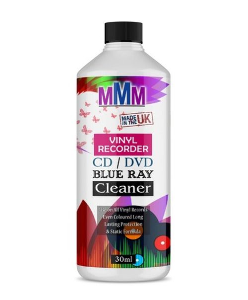 PROFESSIONAL VINYL RECORD CLEANER CD DVD CLEANING FLUID CAP Fast Delivery