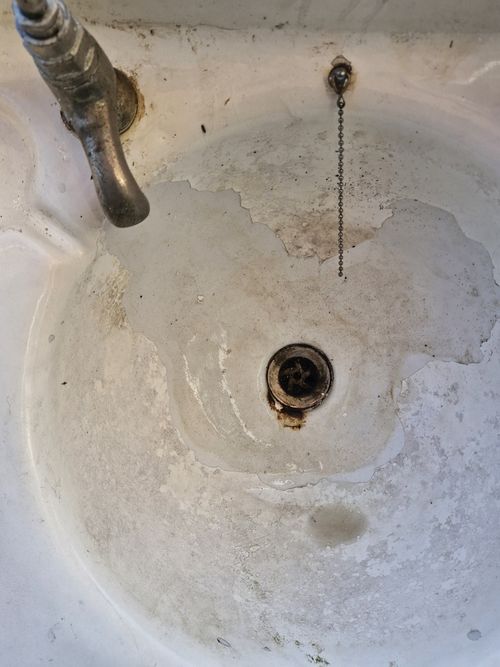 Victorian Cast Iron Sink Stand And Cast Iron Sink — image 17