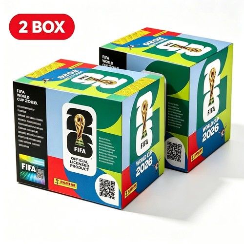 FIFA World Cup 2026 PANINI Collection - 1 Box 50 packs 350 stickers Uk