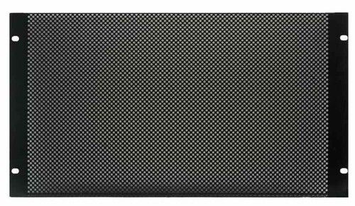 6U 19" Vented Mesh Blanking Panel/Plate Solid Steel for 19 inch Rack Data Cab