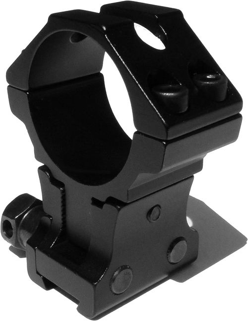 2Pcs 11mm rail Adjustable Height Scope Mount 30mm 1" Rings Dovetail Riser Mount — image 9