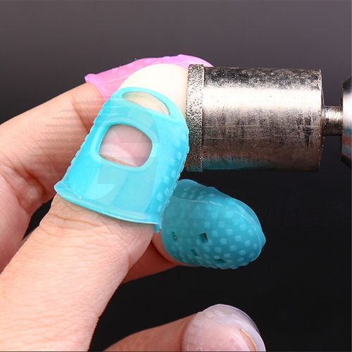 Rubber Thimble Thimblettes Finger Cones Protector Page Turner Small Medium Large — image 11