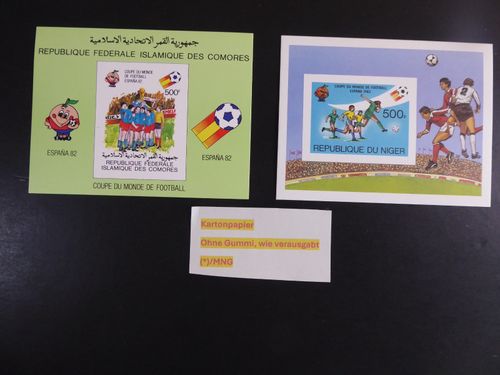 Football I, top collection unc. Series (22) & Special Blocks (101), **/MNH — image 6