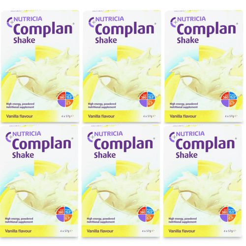 Complan Shake Vanilla Flavour 4 x 57g - Pack of 6 — image 1