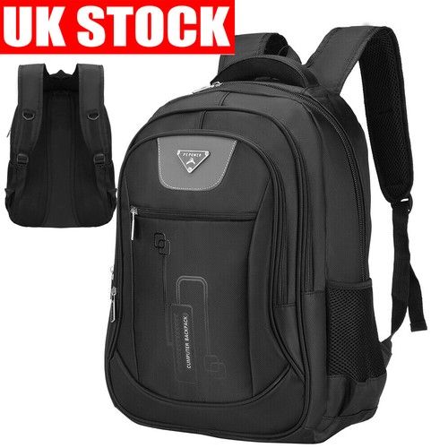 Men Women Laptop Backpack 30L Large Waterproof Rucksack Travel School Bag