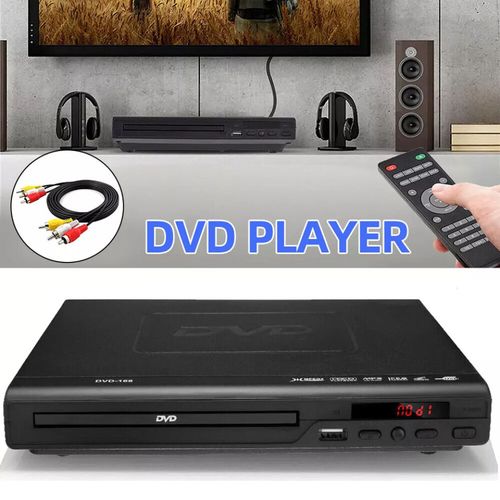 2025 DVD Player All Region Free DVD CD Disc Player AV Output USB Remote Control — image 1