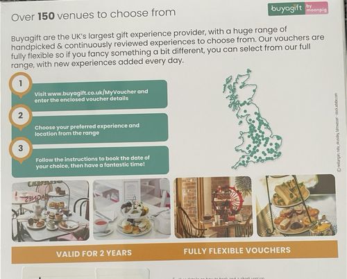 Afternoon Tea For Two Voucher — image 2