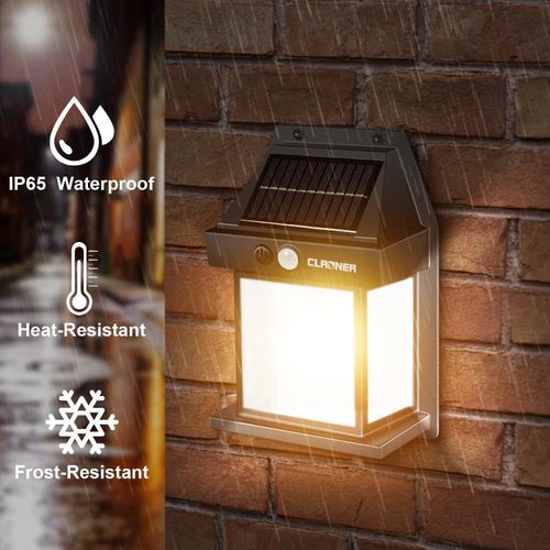 4 PACK Solar Garden Security Lamp Powered PIR Motion Sensor Outdoor Wall Lights — image 3