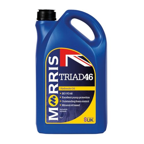 Morris Triad 46 Hydraulic Oil - 5ltr - ISO VG46 - ISO 6743-4 2015 HM, DIN 51502 — image 1