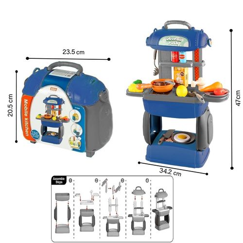 2 in 1 Kids Pretended Play Toy Set Backpack Porable Carry Case Tool Accessories — image 6