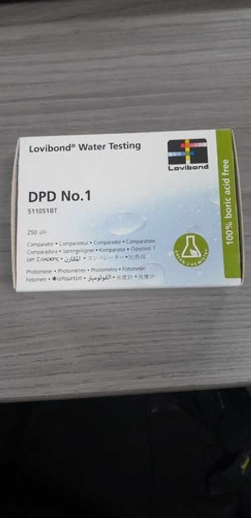 BOGOF !!! Lovibond Water Testing DPD No.1 Free Chorine Blister 3 Boxes