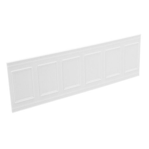 White Resin Dollhouse Peel and Stick Molding Trim for Miniature Wall Decoration