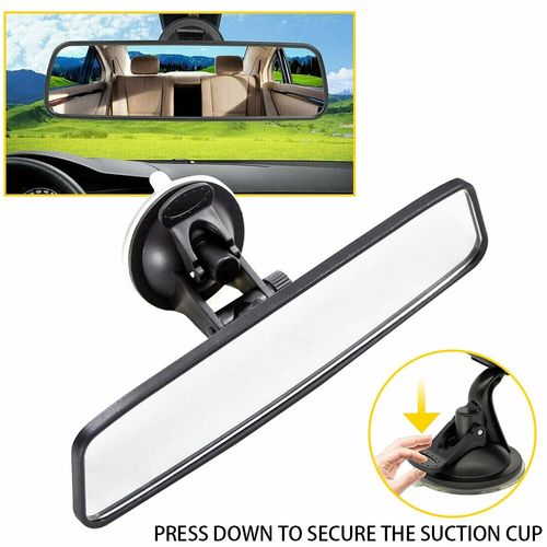 Universal Rear View Car Interior Suction Cup Rearview Mirror For Driving Test — image 3