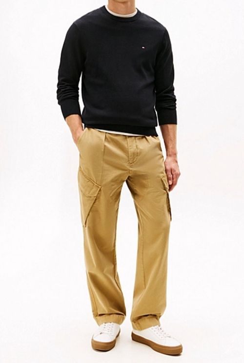 Crew Neck  Tommy Hilfiger  Cotton Jumper Casual Pullover Knit Top — image 1