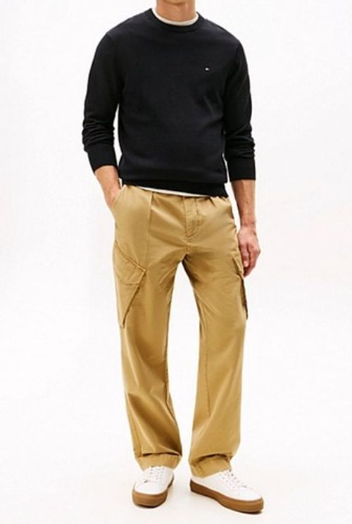 Crew Neck  Tommy Hilfiger  Cotton Jumper Casual Pullover Knit Top