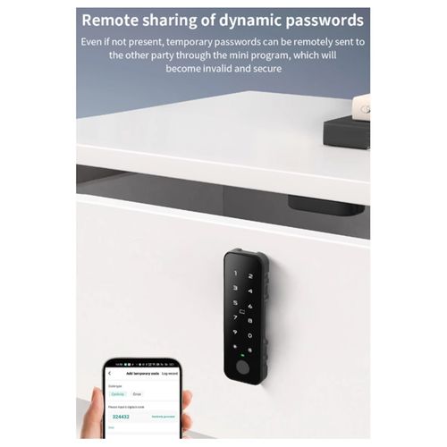 Tuya Bluetooth  Wood Cabinet Fingerprint Electronic Lock App Remote Control5371 — image 9