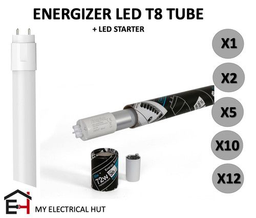 T8 Tube LED Replacement Fluorescent 2FT 4FT 5FT 6FT Cool White Daylight 840 865