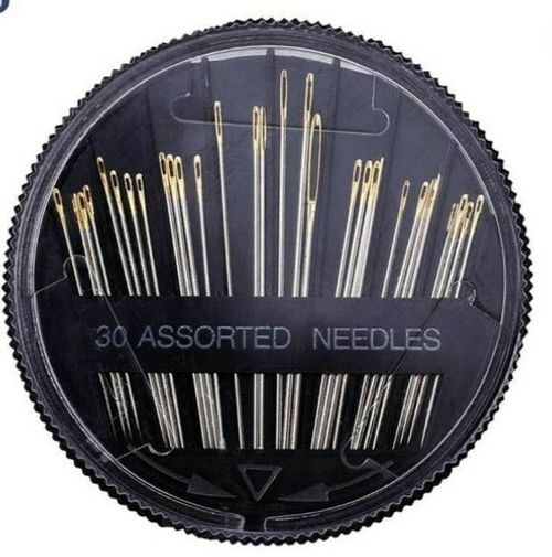 30 X Hand Sewing Needles ASSORTED SIZES EASY THREAD Big Eye Set UK 🇬🇧 🪡