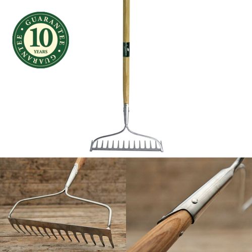 Garden Soil Rake Bow Heavy Duty Greenman Tools — image 3