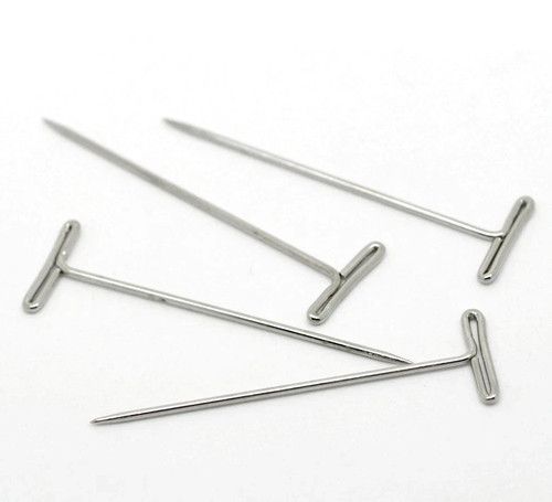 T Pins Dressmaking Craft Sewing Hemming Tailors Pins Art Macrame Wig Modelling