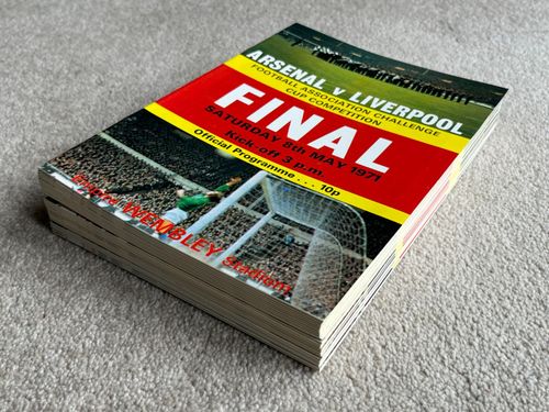 Unused 1971 FA Cup Final Programme, Arsenal v Liverpool at Wembley — image 1