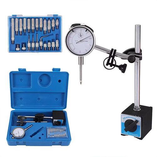 Dial Test Indicator DTI Gauge with Magnetic Base Stand Clock Gauge & 22PC Probes — image 3